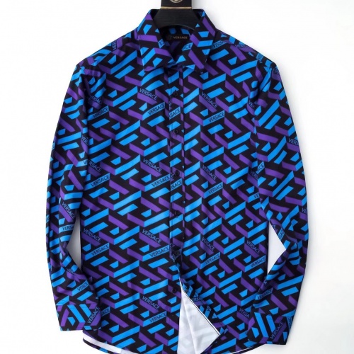 Versace Shirts Long Sleeved For Men #976157 $38.00 USD, Wholesale Replica Versace Shirts