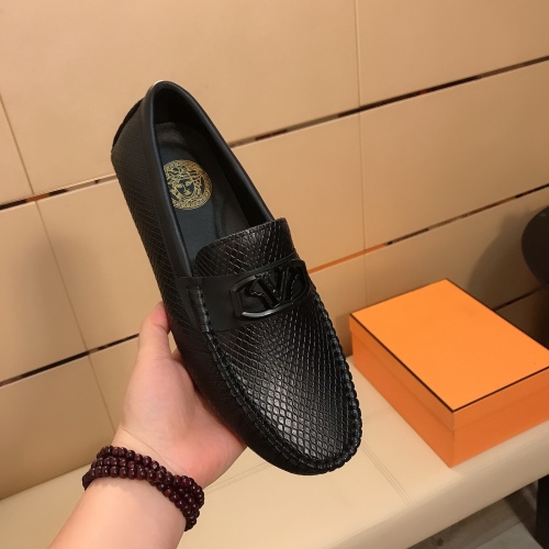 Replica Versace Leather Shoes For Men #976323 $72.00 USD for Wholesale