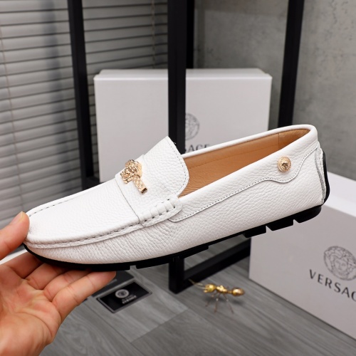 Replica Versace Leather Shoes For Men #976396 $68.00 USD for Wholesale