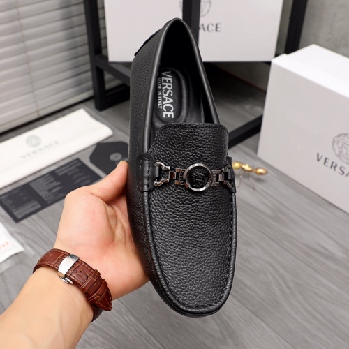 Replica Versace Leather Shoes For Men #976401 $68.00 USD for Wholesale