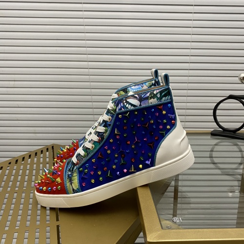 Replica Christian Louboutin High Tops Shoes For Men #976523 $96.00 USD for Wholesale
