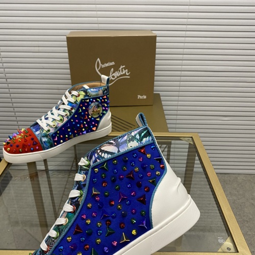 Replica Christian Louboutin High Tops Shoes For Men #976523 $96.00 USD for Wholesale