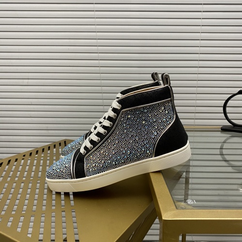 Replica Christian Louboutin High Tops Shoes For Men #976527 $98.00 USD for Wholesale