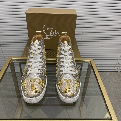 Replica Christian Louboutin High Tops Shoes For Men #976531 $98.00 USD for Wholesale
