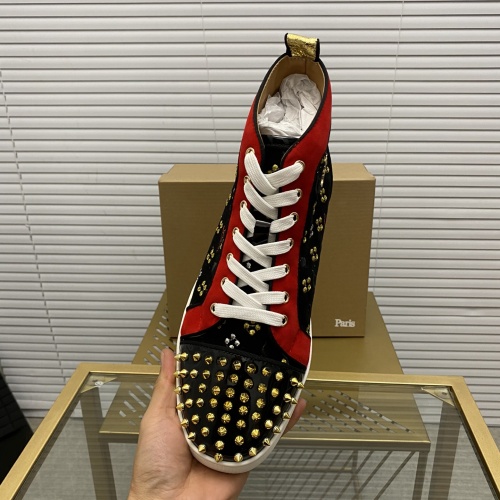 Replica Christian Louboutin High Tops Shoes For Men #976533 $98.00 USD for Wholesale