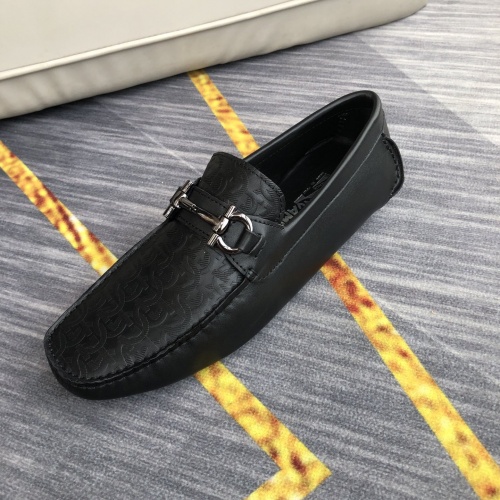 Replica Ferragamo Salvatore FS Leather Shoes For Men #976559 $98.00 USD for Wholesale