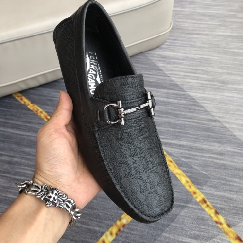 Replica Ferragamo Salvatore FS Leather Shoes For Men #976560 $98.00 USD for Wholesale
