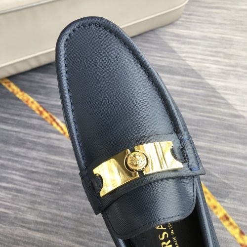 Replica Versace Leather Shoes For Men #976568 $98.00 USD for Wholesale