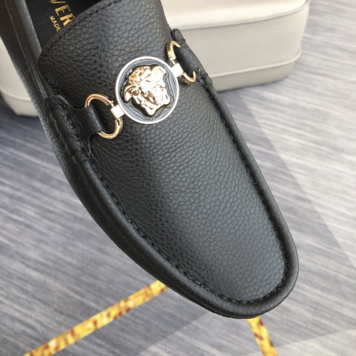 Replica Versace Leather Shoes For Men #976569 $98.00 USD for Wholesale