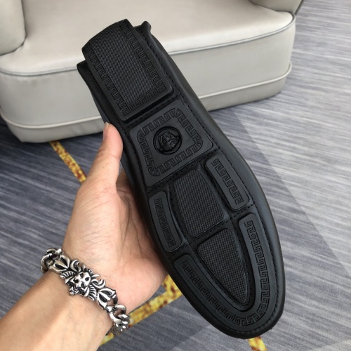 Replica Versace Leather Shoes For Men #976570 $98.00 USD for Wholesale