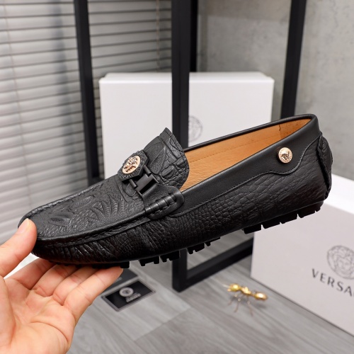 Replica Versace Leather Shoes For Men #976592 $68.00 USD for Wholesale