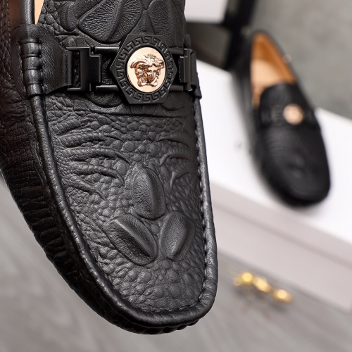 Replica Versace Leather Shoes For Men #976592 $68.00 USD for Wholesale