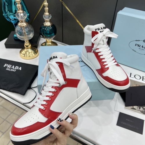 Replica Prada High Tops Shoes For Men #976712 $122.00 USD for Wholesale