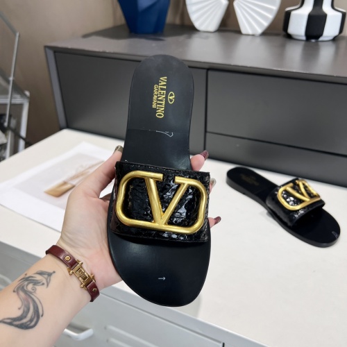 Replica Valentino Slippers For Women #977155 $102.00 USD for Wholesale