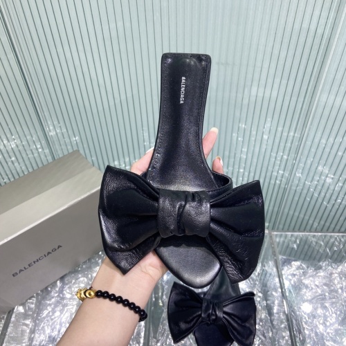 Replica Balenciaga Slippers For Women #977179 $92.00 USD for Wholesale