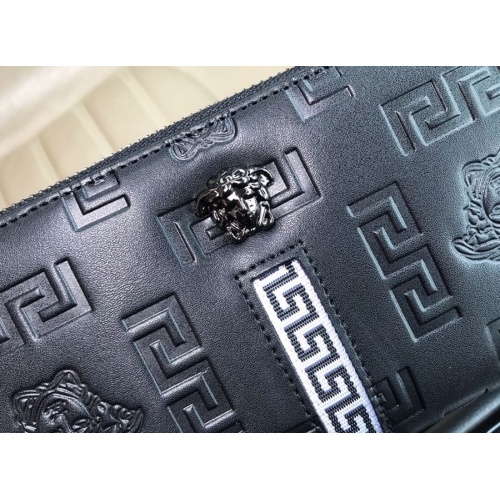 Replica Versace AAA Man Wallets #977220 $45.00 USD for Wholesale