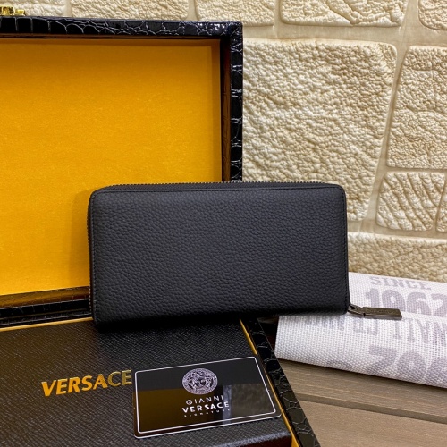 Replica Versace AAA Man Wallets #977221 $45.00 USD for Wholesale