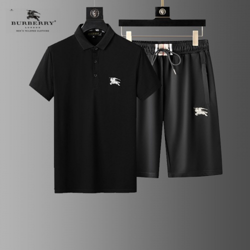 Burberry Tracksuits Short Sleeved For Men #977253 $68.00 USD, Wholesale Replica Burberry Tracksuits