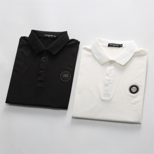 Replica Balenciaga T-Shirts Short Sleeved For Men #977272 $24.00 USD for Wholesale