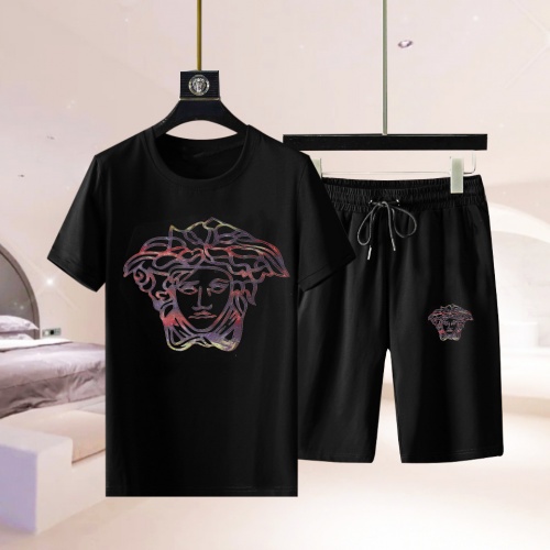 Versace Tracksuits Short Sleeved For Men #977317 $56.00 USD, Wholesale Replica Versace Tracksuits