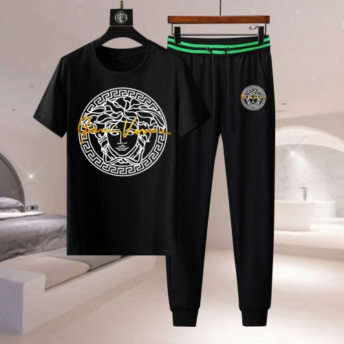 Versace Tracksuits Short Sleeved For Men #977346 $76.00 USD, Wholesale Replica Versace Tracksuits