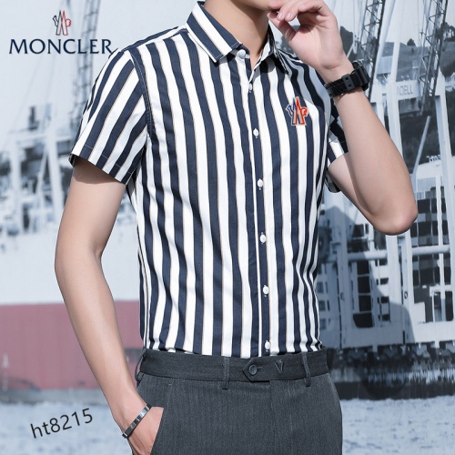 Replica Moncler Shirts Short Sleeved For Men #977360 $38.00 USD for Wholesale