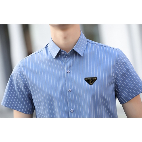 Replica Prada Shirts Short Sleeved For Men #977379 $38.00 USD for Wholesale