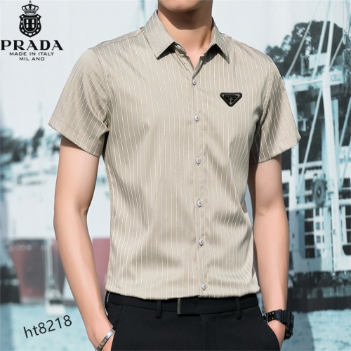 Prada Shirts Short Sleeved For Men #977380