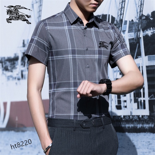 Replica Burberry Shirts Short Sleeved For Men #977388 $38.00 USD for Wholesale