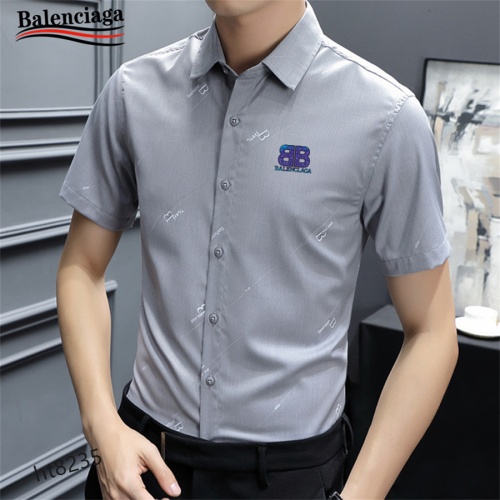 Balenciaga Shirts Short Sleeved For Men #977393 $38.00 USD, Wholesale Replica Balenciaga Shirts