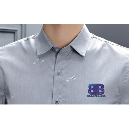 Replica Balenciaga Shirts Short Sleeved For Men #977393 $38.00 USD for Wholesale