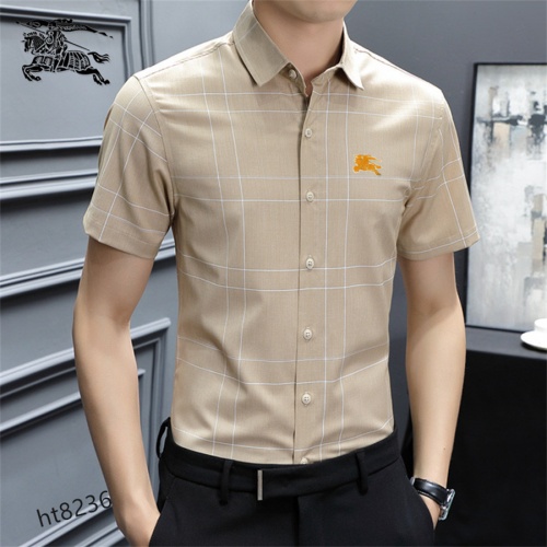 Replica Burberry Shirts Short Sleeved For Men #977396 $38.00 USD for Wholesale