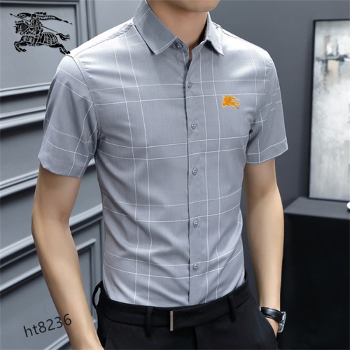 Replica Burberry Shirts Short Sleeved For Men #977397 $38.00 USD for Wholesale