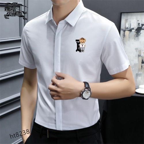 Replica Burberry Shirts Short Sleeved For Men #977408 $38.00 USD for Wholesale