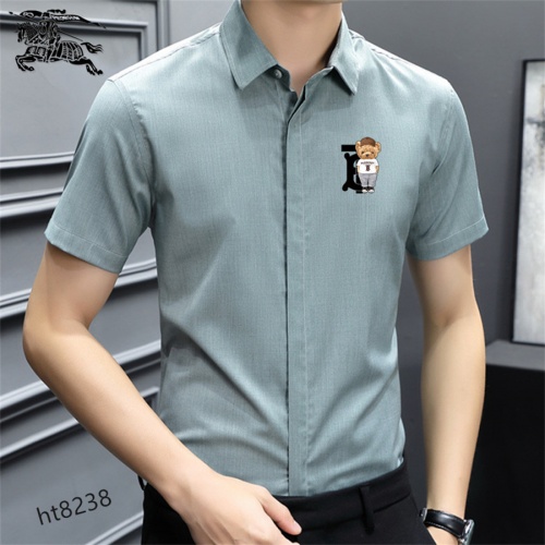 Replica Burberry Shirts Short Sleeved For Men #977409 $38.00 USD for Wholesale