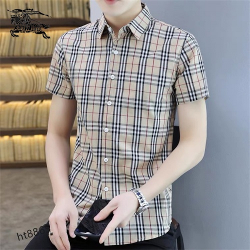 Burberry Shirts Short Sleeved For Men #977426 $38.00 USD, Wholesale Replica Burberry Shirts