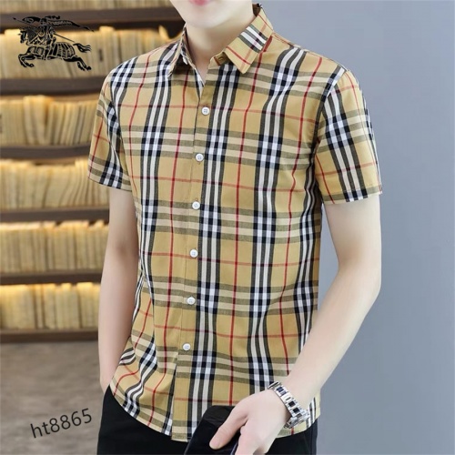 Burberry Shirts Short Sleeved For Men #977427 $38.00 USD, Wholesale Replica Burberry Shirts