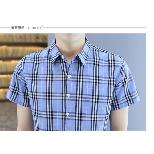 Replica Burberry Shirts Short Sleeved For Men #977429 $38.00 USD for Wholesale