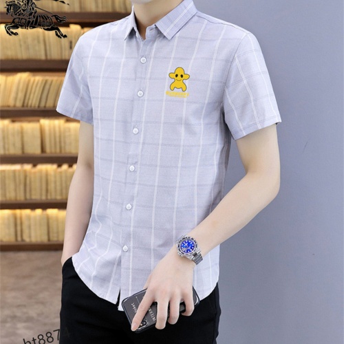Burberry Shirts Short Sleeved For Men #977435 $38.00 USD, Wholesale Replica Burberry Shirts