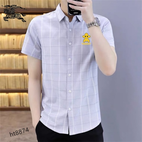 Replica Burberry Shirts Short Sleeved For Men #977435 $38.00 USD for Wholesale