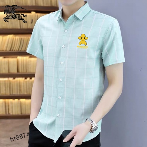 Burberry Shirts Short Sleeved For Men #977436 $38.00 USD, Wholesale Replica Burberry Shirts
