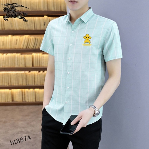 Replica Burberry Shirts Short Sleeved For Men #977436 $38.00 USD for Wholesale