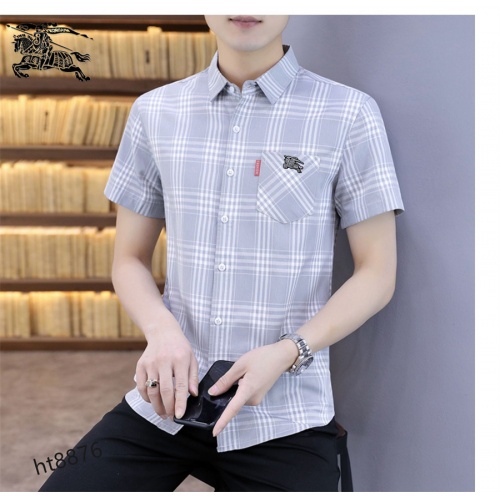 Burberry Shirts Short Sleeved For Men #977437 $38.00 USD, Wholesale Replica Burberry Shirts