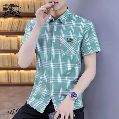 Replica Burberry Shirts Short Sleeved For Men #977438 $38.00 USD for Wholesale