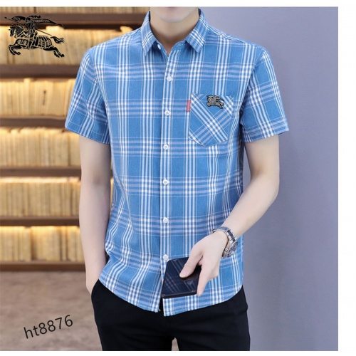 Replica Burberry Shirts Short Sleeved For Men #977439 $38.00 USD for Wholesale