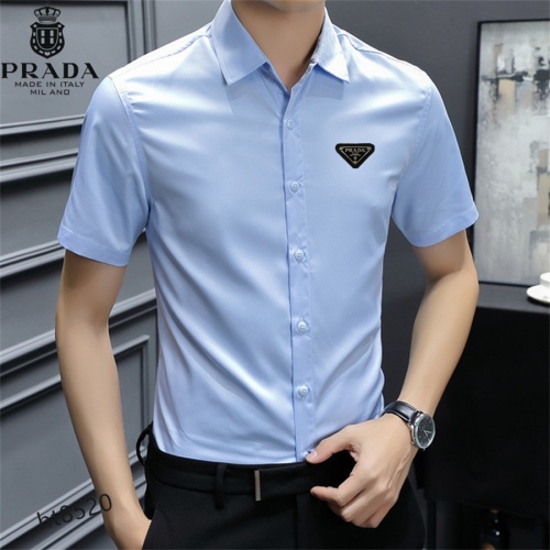 Prada Shirts Short Sleeved For Men #977445