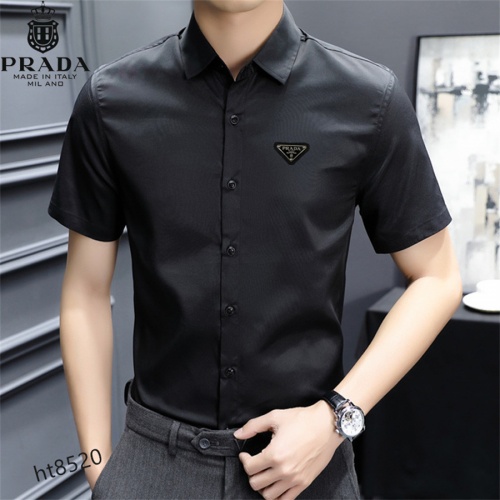Prada Shirts Short Sleeved For Men #977446 $38.00 USD, Wholesale Replica Prada Shirts