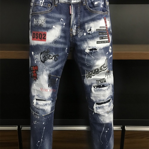 Dsquared Jeans For Men #977568 $64.00 USD, Wholesale Replica Dsquared Jeans