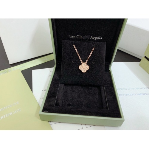 Replica Van Cleef & Arpels Necklaces For Women #977748 $27.00 USD for Wholesale