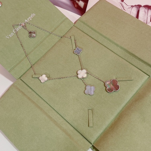 Replica Van Cleef & Arpels Necklaces For Women #977750 $52.00 USD for Wholesale